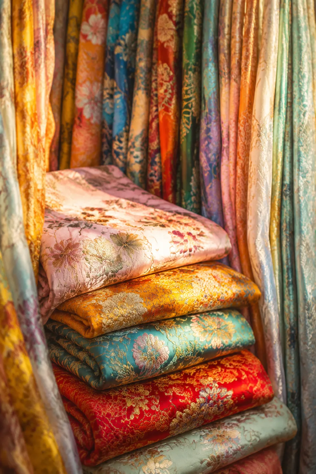 Silk market shopping in Suzhou